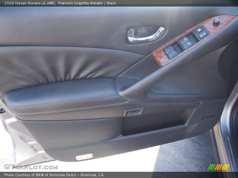 Platinum Graphite Metallic / Black 2009 Nissan Murano LE AWD