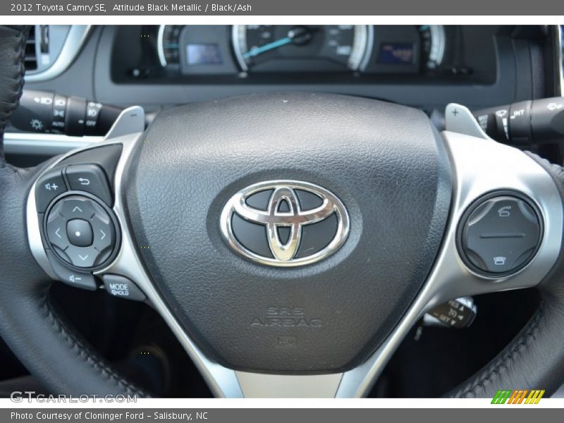 Attitude Black Metallic / Black/Ash 2012 Toyota Camry SE
