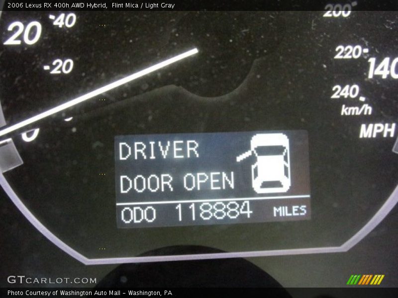 Flint Mica / Light Gray 2006 Lexus RX 400h AWD Hybrid