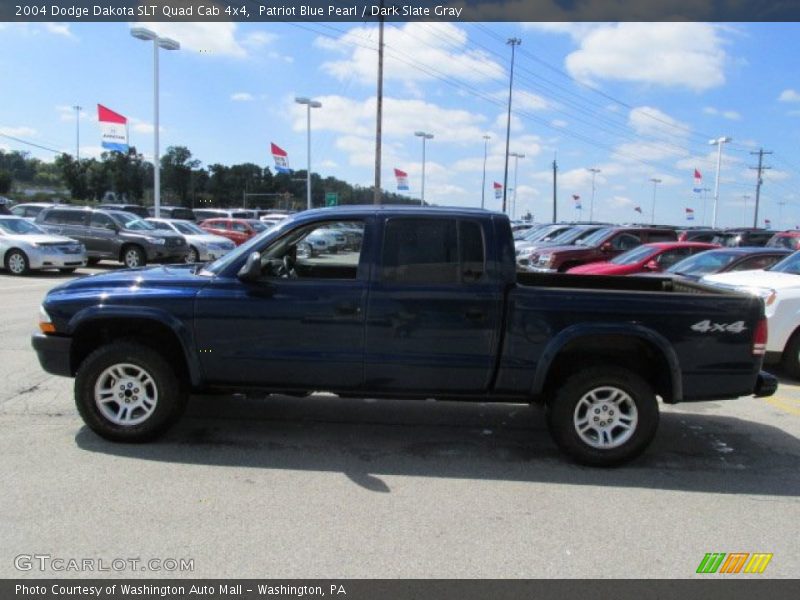 Patriot Blue Pearl / Dark Slate Gray 2004 Dodge Dakota SLT Quad Cab 4x4