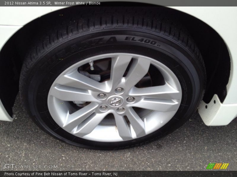 Winter Frost White / Blonde 2012 Nissan Altima 3.5 SR