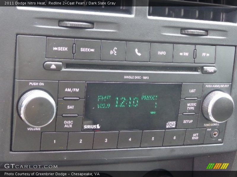 Redline 2-Coat Pearl / Dark Slate Gray 2011 Dodge Nitro Heat
