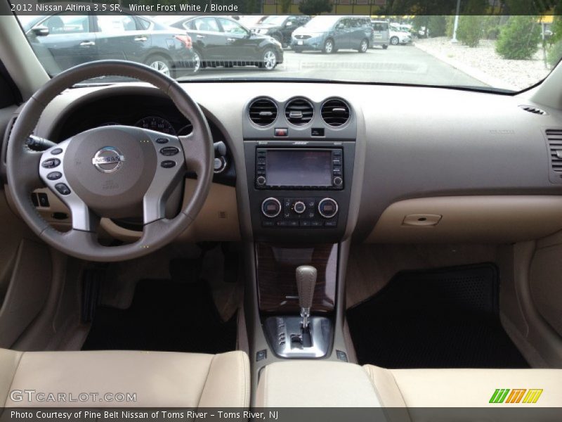 Winter Frost White / Blonde 2012 Nissan Altima 3.5 SR