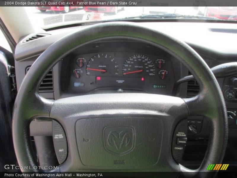 Patriot Blue Pearl / Dark Slate Gray 2004 Dodge Dakota SLT Quad Cab 4x4