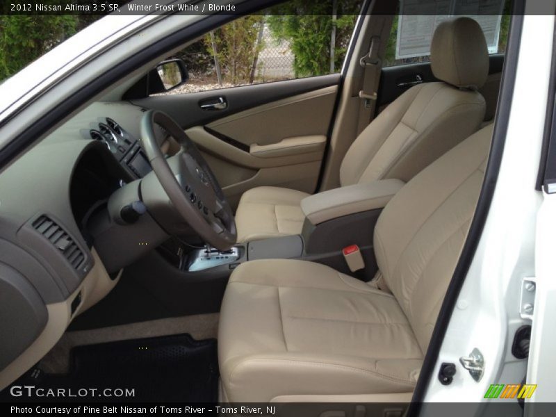 Winter Frost White / Blonde 2012 Nissan Altima 3.5 SR
