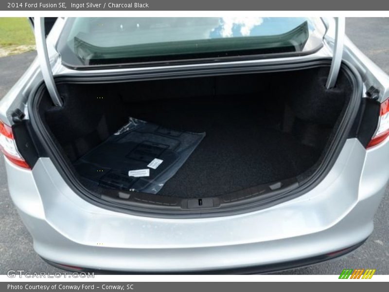 Ingot Silver / Charcoal Black 2014 Ford Fusion SE