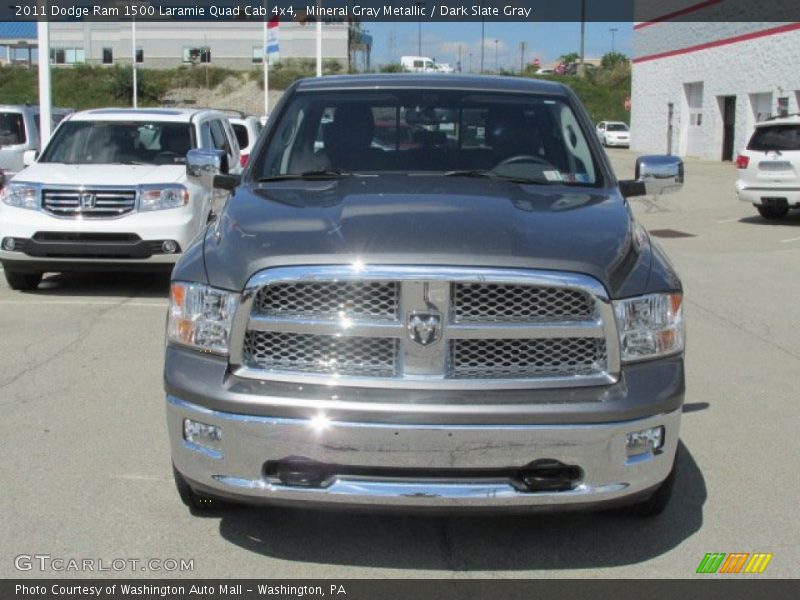 Mineral Gray Metallic / Dark Slate Gray 2011 Dodge Ram 1500 Laramie Quad Cab 4x4