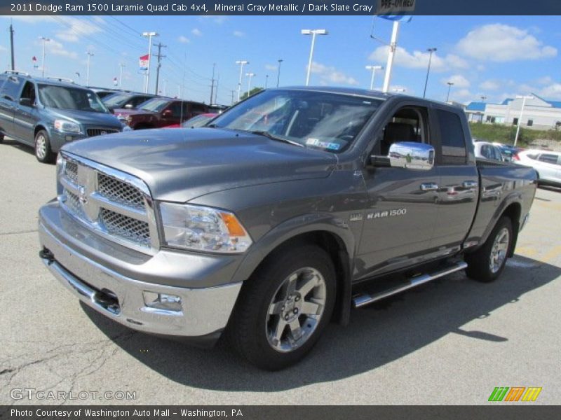 Mineral Gray Metallic / Dark Slate Gray 2011 Dodge Ram 1500 Laramie Quad Cab 4x4