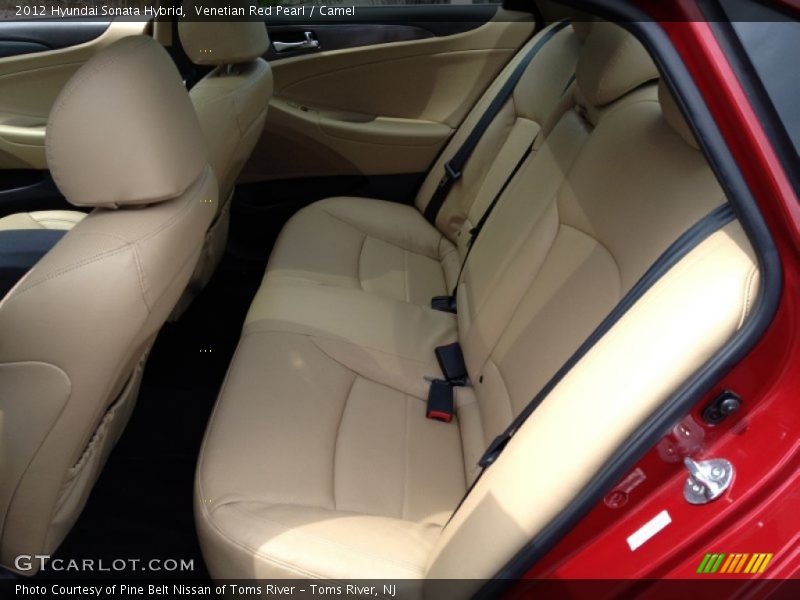 Venetian Red Pearl / Camel 2012 Hyundai Sonata Hybrid