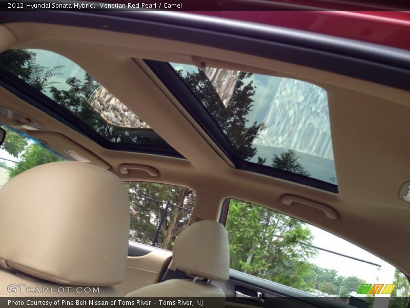Venetian Red Pearl / Camel 2012 Hyundai Sonata Hybrid