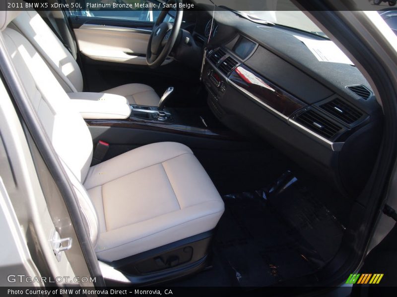 Platinum Bronze Metallic / Sand Beige 2011 BMW X5 xDrive 50i