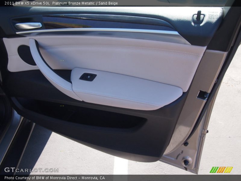 Platinum Bronze Metallic / Sand Beige 2011 BMW X5 xDrive 50i