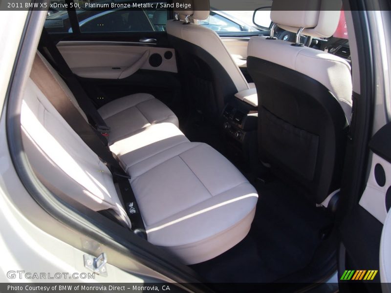 Platinum Bronze Metallic / Sand Beige 2011 BMW X5 xDrive 50i