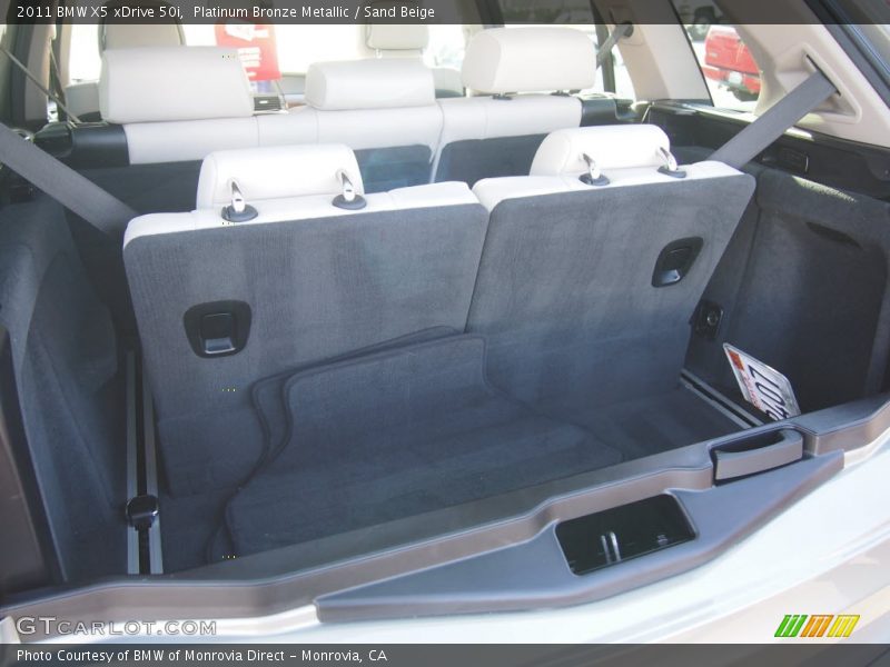 Platinum Bronze Metallic / Sand Beige 2011 BMW X5 xDrive 50i