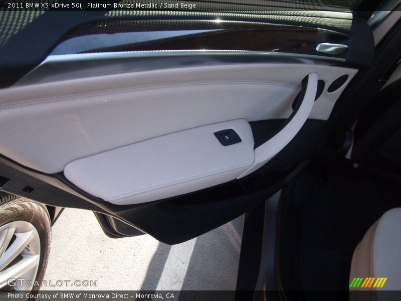 Platinum Bronze Metallic / Sand Beige 2011 BMW X5 xDrive 50i