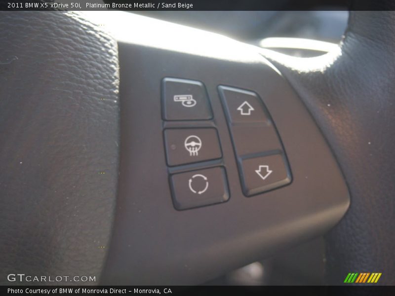 Platinum Bronze Metallic / Sand Beige 2011 BMW X5 xDrive 50i