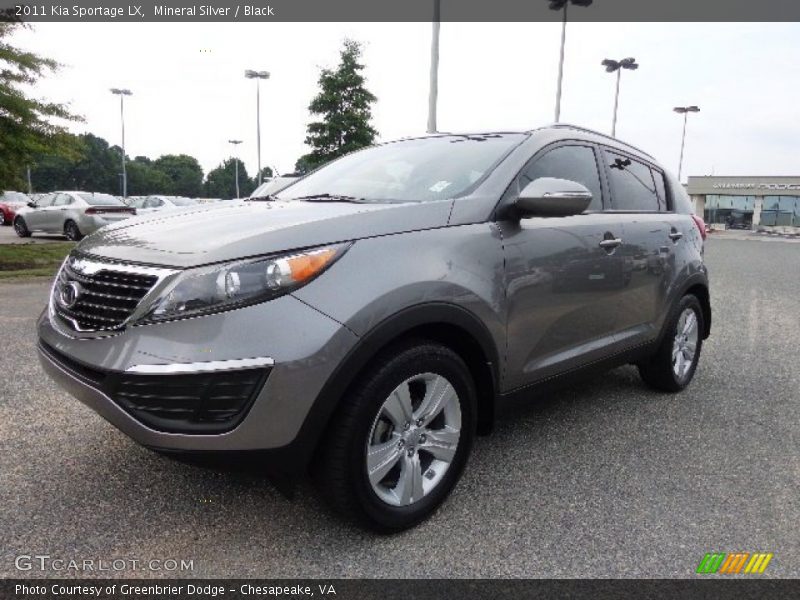 Mineral Silver / Black 2011 Kia Sportage LX