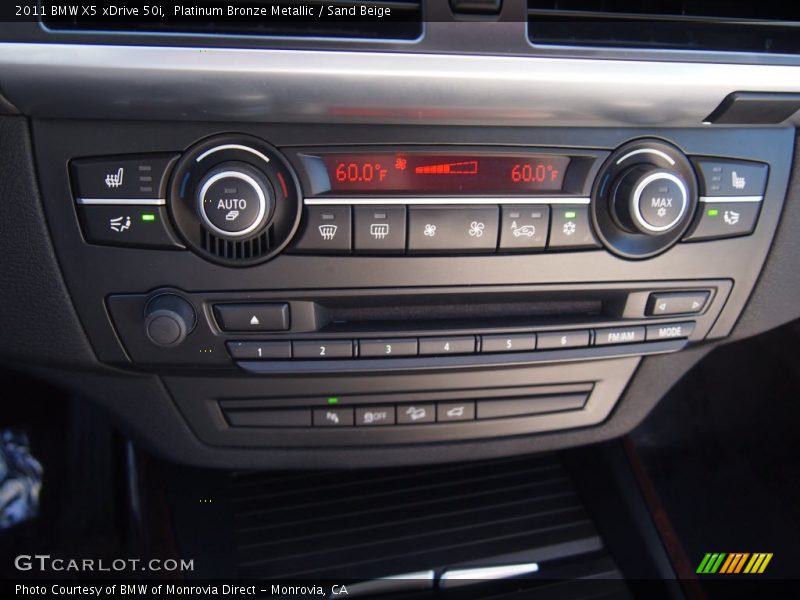 Platinum Bronze Metallic / Sand Beige 2011 BMW X5 xDrive 50i