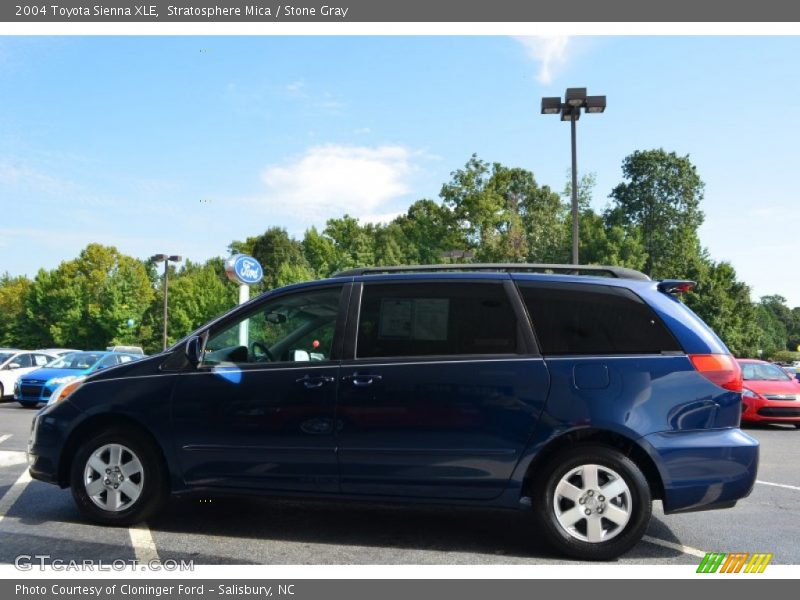 Stratosphere Mica / Stone Gray 2004 Toyota Sienna XLE