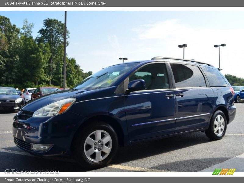 Stratosphere Mica / Stone Gray 2004 Toyota Sienna XLE