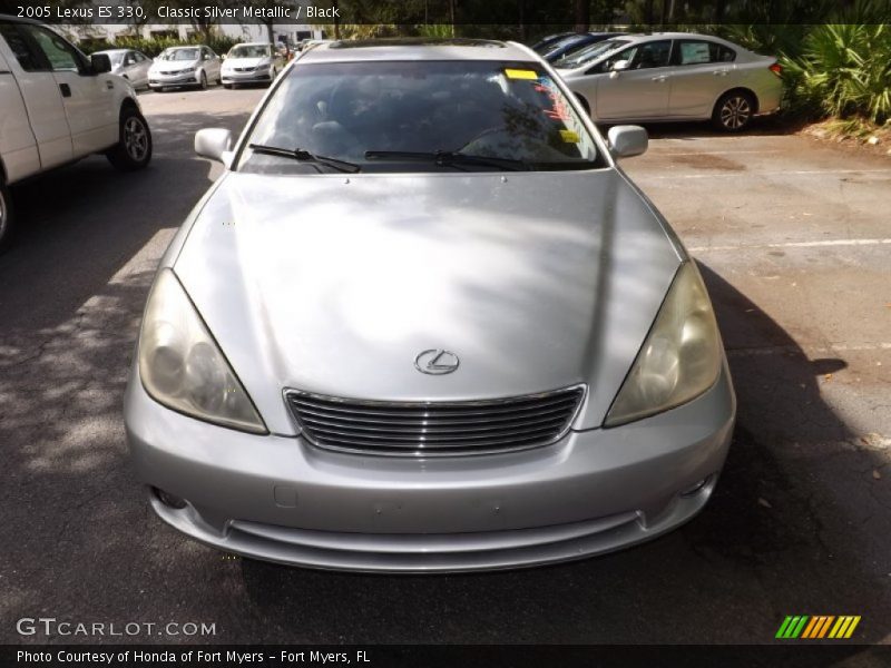 Classic Silver Metallic / Black 2005 Lexus ES 330