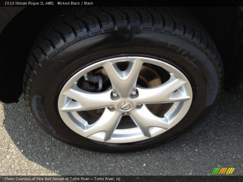 Wicked Black / Black 2010 Nissan Rogue SL AWD