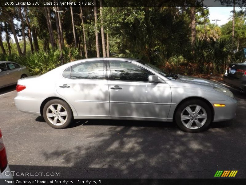 Classic Silver Metallic / Black 2005 Lexus ES 330