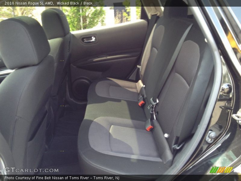 Wicked Black / Black 2010 Nissan Rogue SL AWD