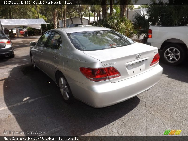 Classic Silver Metallic / Black 2005 Lexus ES 330