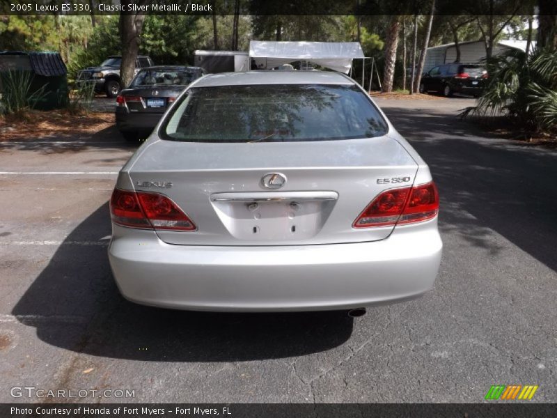 Classic Silver Metallic / Black 2005 Lexus ES 330