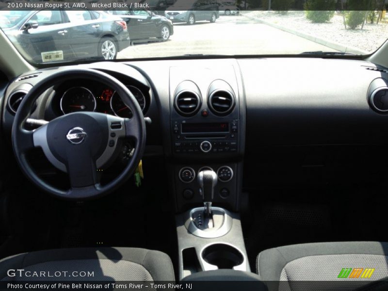 Wicked Black / Black 2010 Nissan Rogue SL AWD