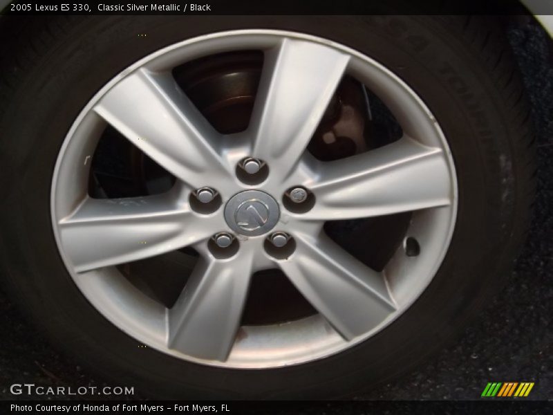 Classic Silver Metallic / Black 2005 Lexus ES 330
