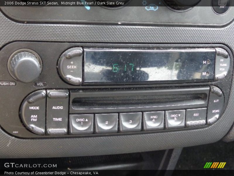 Midnight Blue Pearl / Dark Slate Grey 2006 Dodge Stratus SXT Sedan