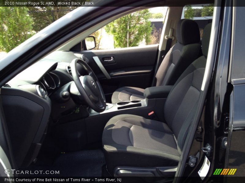 Wicked Black / Black 2010 Nissan Rogue SL AWD