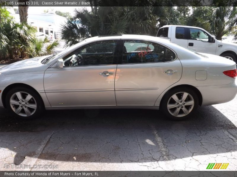Classic Silver Metallic / Black 2005 Lexus ES 330