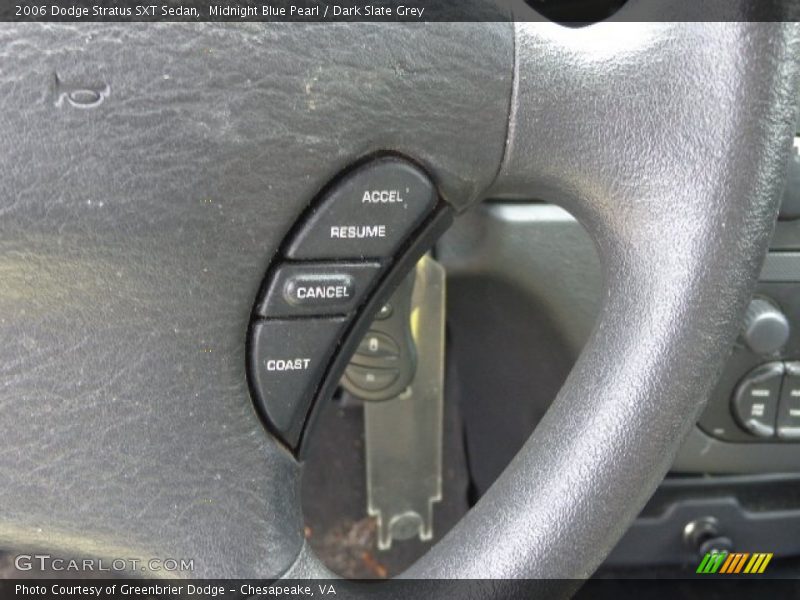 Midnight Blue Pearl / Dark Slate Grey 2006 Dodge Stratus SXT Sedan
