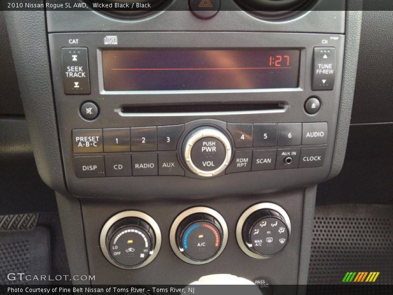 Wicked Black / Black 2010 Nissan Rogue SL AWD