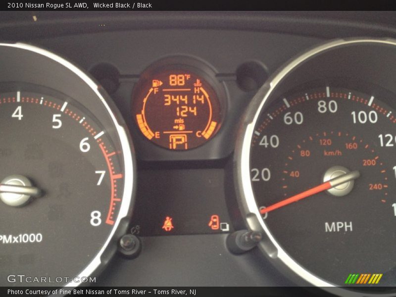 Wicked Black / Black 2010 Nissan Rogue SL AWD
