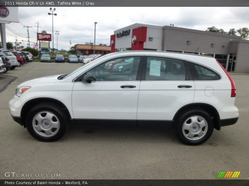 Taffeta White / Gray 2011 Honda CR-V LX 4WD