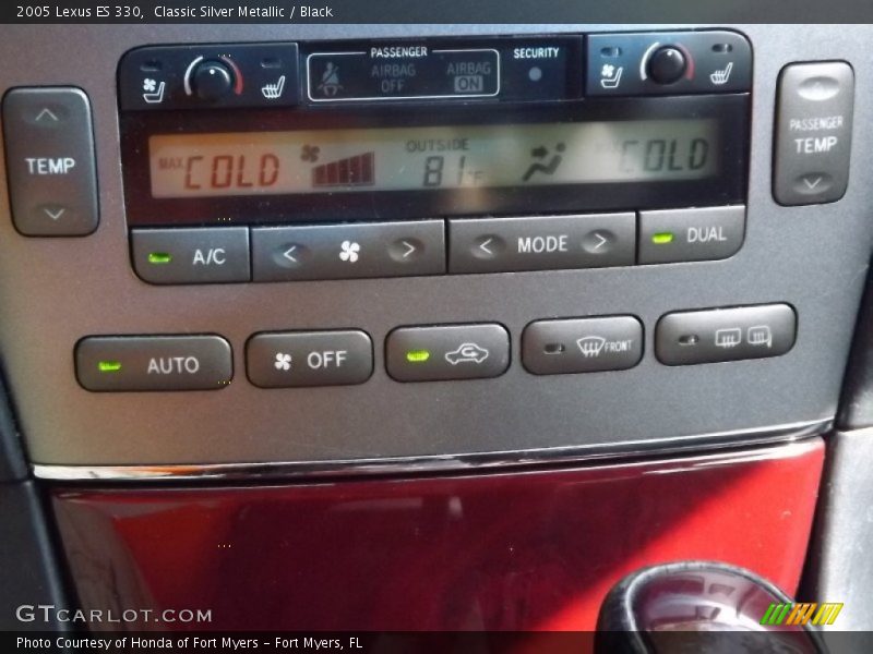 Classic Silver Metallic / Black 2005 Lexus ES 330