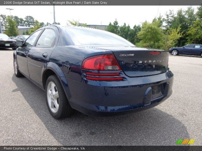 Midnight Blue Pearl / Dark Slate Grey 2006 Dodge Stratus SXT Sedan