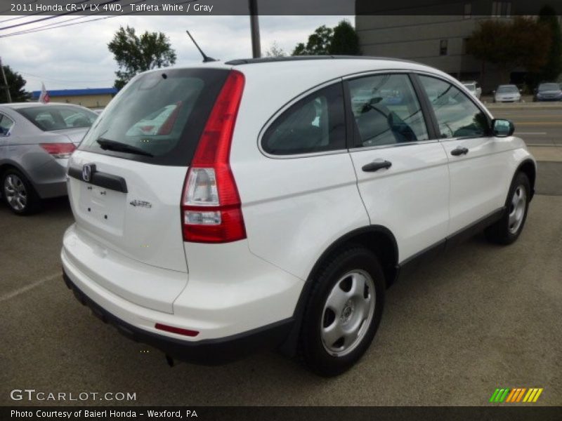 Taffeta White / Gray 2011 Honda CR-V LX 4WD