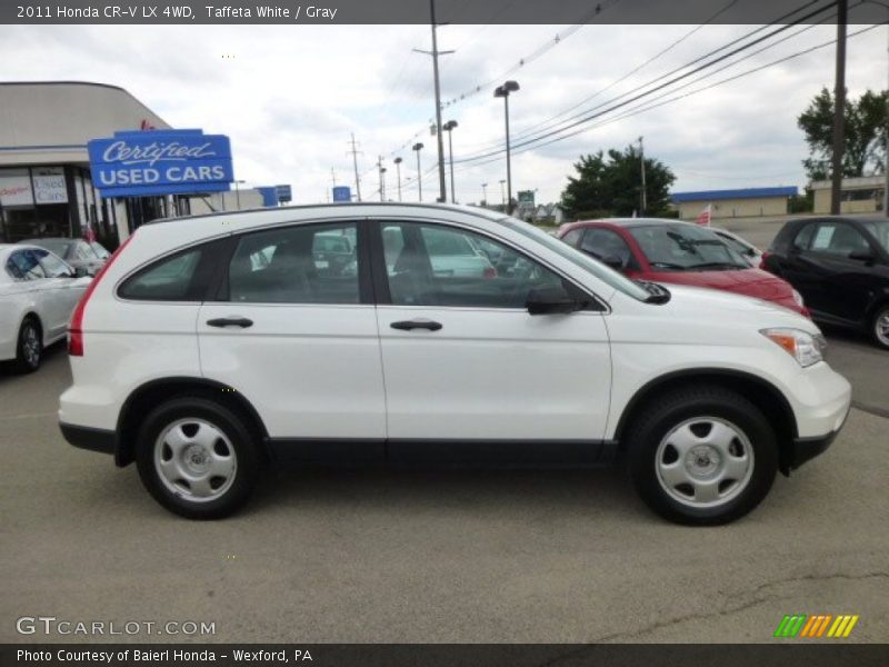 Taffeta White / Gray 2011 Honda CR-V LX 4WD