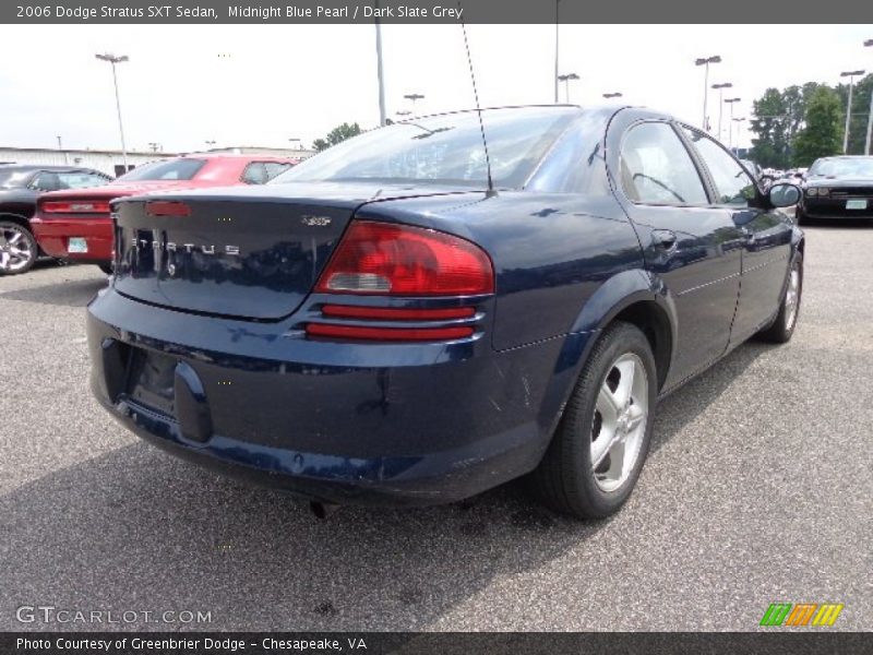 Midnight Blue Pearl / Dark Slate Grey 2006 Dodge Stratus SXT Sedan