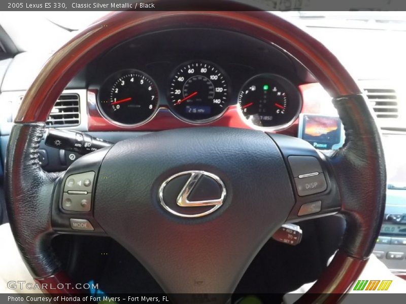 Classic Silver Metallic / Black 2005 Lexus ES 330