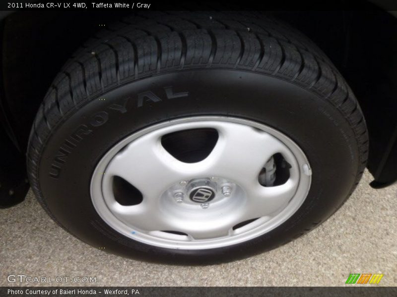 Taffeta White / Gray 2011 Honda CR-V LX 4WD
