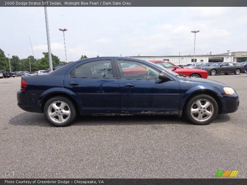 Midnight Blue Pearl / Dark Slate Grey 2006 Dodge Stratus SXT Sedan