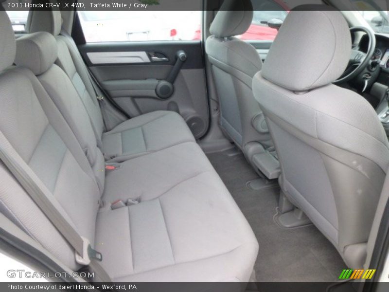 Taffeta White / Gray 2011 Honda CR-V LX 4WD