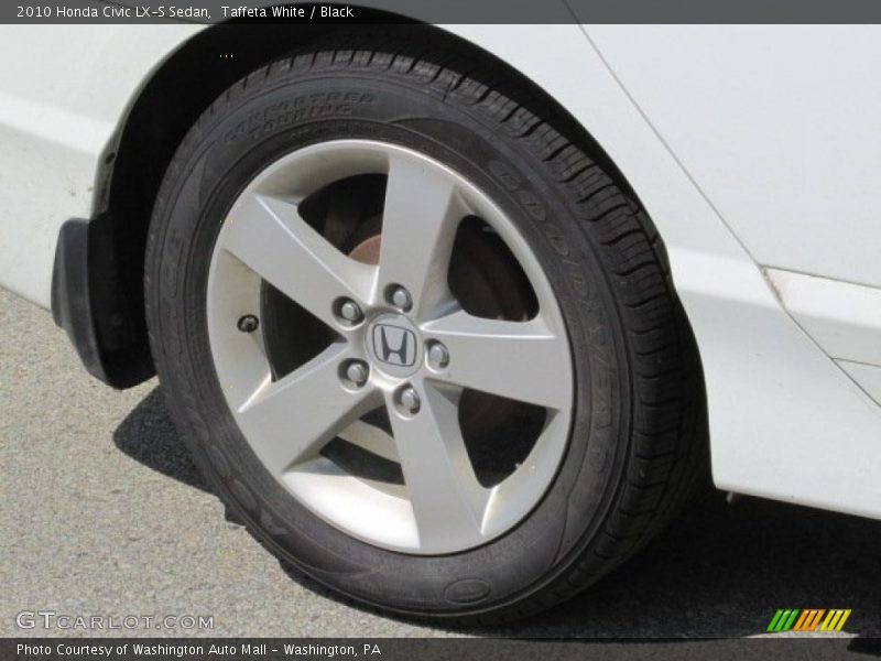 Taffeta White / Black 2010 Honda Civic LX-S Sedan