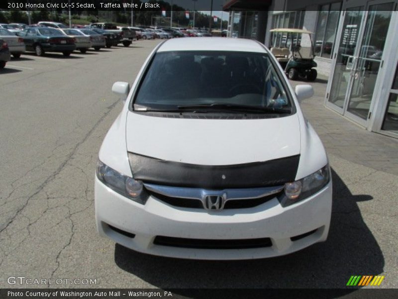Taffeta White / Black 2010 Honda Civic LX-S Sedan